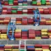 A drone view shows containers on the day President Donald Trump announced new tariffs at the Port of Baltimore, Maryland, on April 2, 2025. Evelyn Hockstein/Reuters