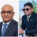 L-R Vice President Bharrat Jagdeo and Azruddin Mohamed