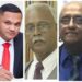 L-R Minister of Natural Resources Vickram Bharrat, Commissioner of Communication, Mr. Charles R. Ramson Snr, S.C and Attorney - at - Law Mr. Christopher Ram