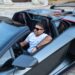 Azruddin Mohamed in the Lamborghini
