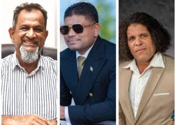L-R Nazar "Shell" Mohamed, Azruddin Mohamed and Mikhail "Critic" Rodrigues