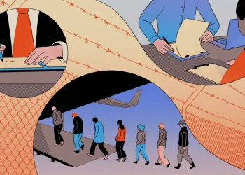 NPR spoke to immigration experts and lawyers and reviewed government documents to break down the steps of the U.S. deportation process and its cost.
Ana Galvañ for NPR
