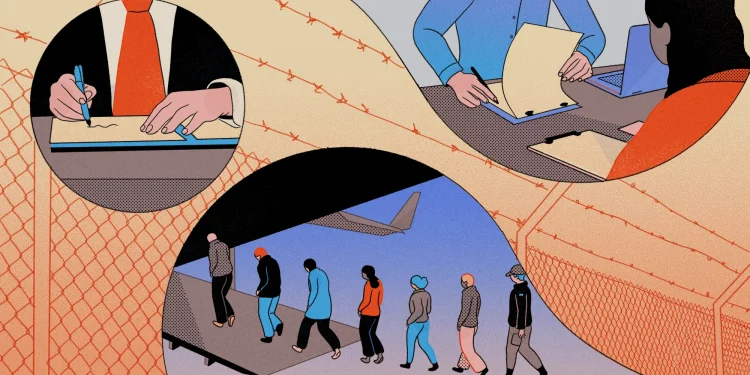 NPR spoke to immigration experts and lawyers and reviewed government documents to break down the steps of the U.S. deportation process and its cost.
Ana Galvañ for NPR
