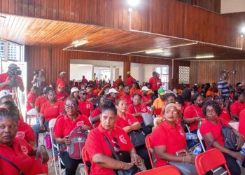 Guyana workers at Labour Day Rally, Critchlow Labour College May, 1st 2024