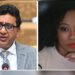 L-R Attorney General Anil Nandlall and Melissa 'Melly Mel' Atwell (News Source photo)