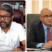 L-R Former Mayor Pt. Ubraj Narine and Vice President Bharrat Jagdeo