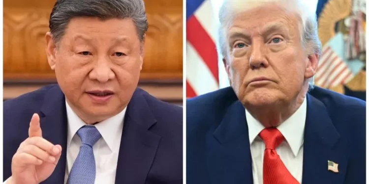 A composite image shows Chinese President Xi Jinping and U.S. President Donald Trump Getty Images