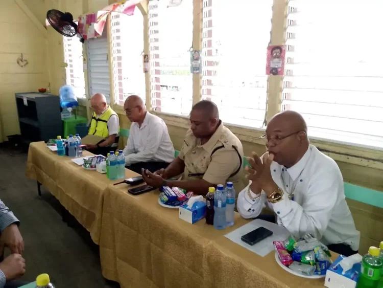 Minister of Public Works, Bishop Juan Edghill at consultation engagement