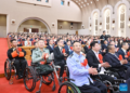 A gathering to commend role models with disabilities and people who have made outstanding contributions in helping those with disabilities is held in Beijing, capital of China, May 16, 2025. A total of 200 role models with disabilities, along with 200 outstanding units and 60 exceptional individuals supporting disability services, were honored at the gathering. (Xinhua/Gao Jie)