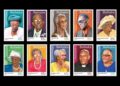 The centenarians of Barbados celebrated on local stamps
Permission granted by the Postmaster General