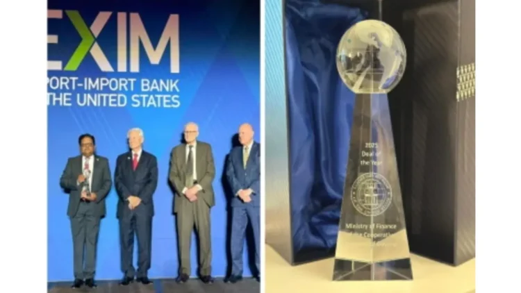 Guyana receives US EXIM Bank’s “Deal of the Year” award for gas project. May 2025