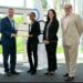 Kalyca Fraser receiving her certificate from Thomas Bach IOC president