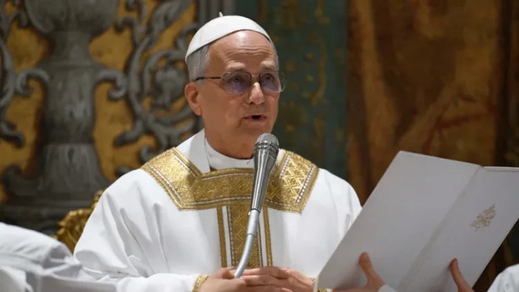 Pope Leo XIV said the Church should be a "beacon" to reach areas suffering a "lack of faith" in his first mass as pontiff on Friday