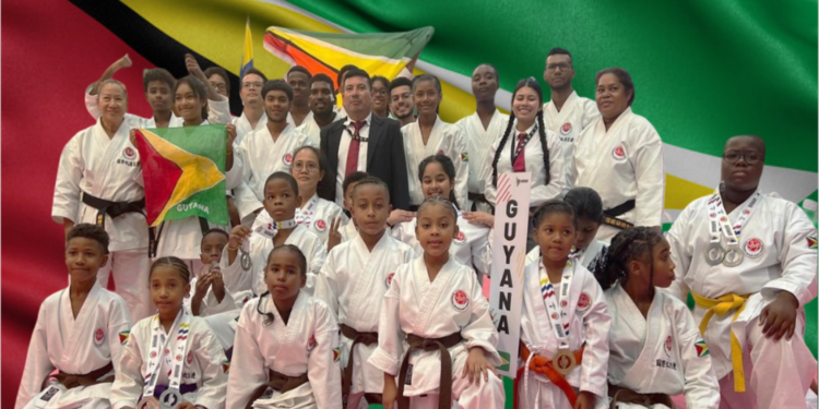 ISKF Country Director & Chief Sensei Instructor: Sensei Chaves (Middle), Coaches and Students posed for Media