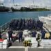 US Coast Guard offloads illicit drugs. Photo: CMC