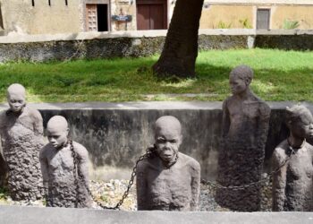 UN News/Israa Hamad Slavery memorial in Stone Town, Zanzibar, Tanzania.
