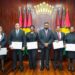 Justice Jo-Ann Barlow, Justice Navindra Singh, Justice Nareshwar Harnanan, Justice Priya Sewnarine-Beharry, and Dr. Joycelin Kyte-Thomas