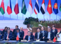 Chinese Premier Li Qiang (C) attends the ASEAN-China-GCC Summit in Kuala Lumpur, capital of Malaysia, May 27, 2025. /Xinhua