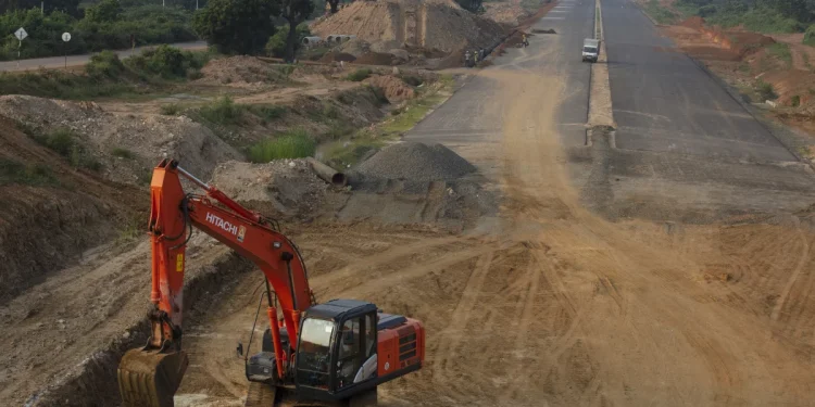 The extension of the Southern Expressway from Matara to Hambantota shown near Hambantota, Sri Lanka, in 2018 — a major infrastructure project funded by China as part of Beijing's ambitious Belt and Road Initiative.

Paula Bronstein/Getty Images