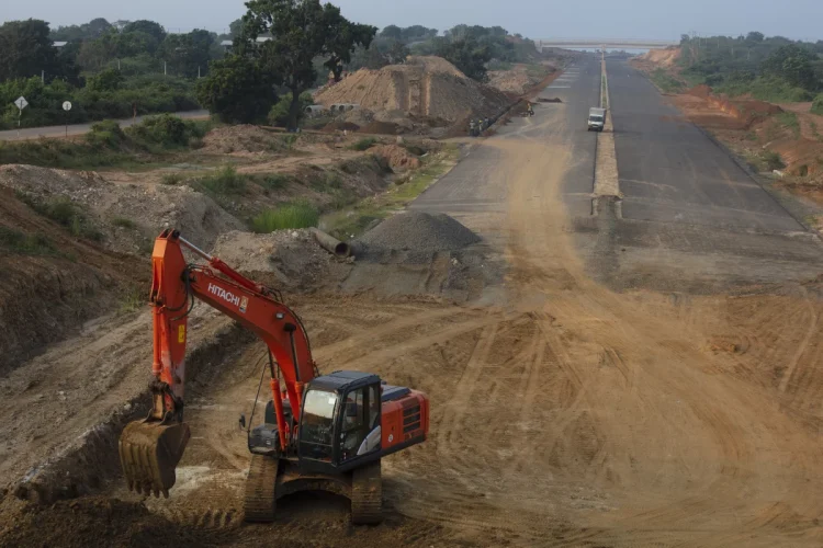 The extension of the Southern Expressway from Matara to Hambantota shown near Hambantota, Sri Lanka, in 2018 — a major infrastructure project funded by China as part of Beijing's ambitious Belt and Road Initiative.
Paula Bronstein/Getty Images