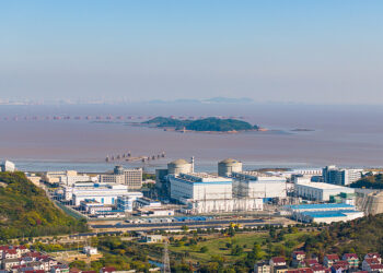 A view of the Qinshan nuclear power plant, Jiaxing, east China's Zhejiang Province, December 8, 2024. /VCG