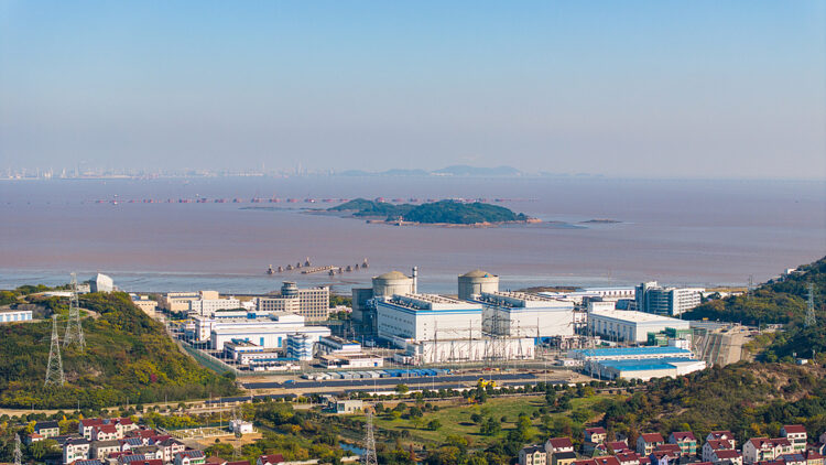 A view of the Qinshan nuclear power plant, Jiaxing, east China's Zhejiang Province, December 8, 2024. /VCG