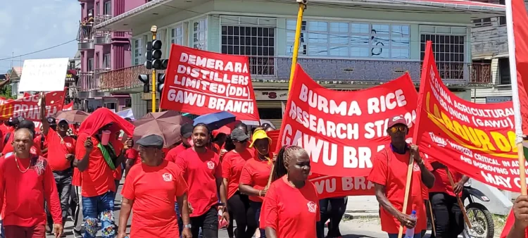 Labour Day March and Rally in Guyana