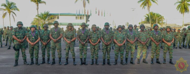Guyana Defence Force soldiers (GDF Facebook photo)