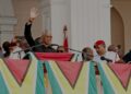 President David Granger at his swearing May 16, 2015