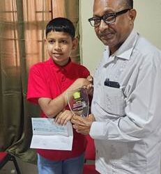 First prize winner – Sahil Khan