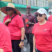 Some of the workers, including Members of Parliament Annette Ferguson and Dawn Hastings-Williams (both centre), who participated in the March and Rally, May 1st 2025