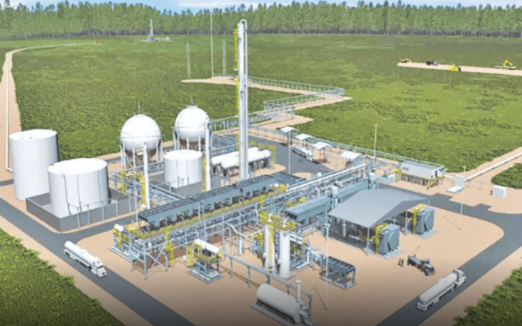Artists image of Wales Gas to Shore Project