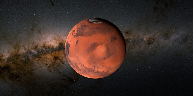 An illustration of Mars. /VCG