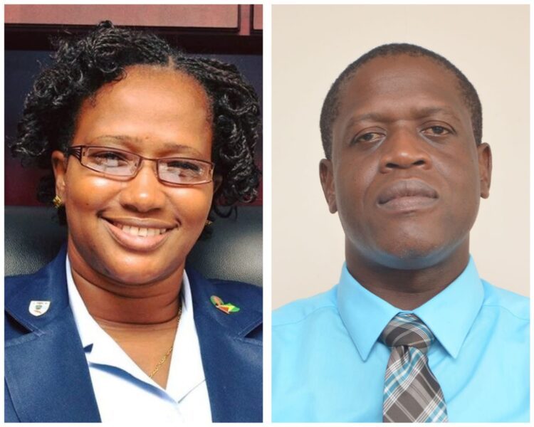 L-R Annette Ferguson and Lelon Saul
