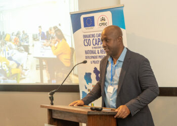 CPDC Executive Director Richard Jones addresses the CCWG