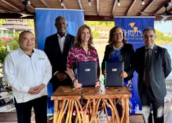Signing Technical Cooperation Agreement - CAF, Trust for the Americas