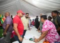 Scenes from the engagement on Sunday