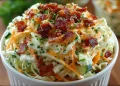 Creamy bacon ranch slaw cup