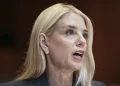 Attorney General Pam Bondi testifies during a Senate Appropriations Committee hearing on the President’s Fiscal Year 2026 Budget on Capitol Hill, Wednesday, June 25, 2025, in Washington. (AP Photo/Mariam Zuhaib)