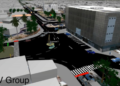 A PTV Vissim model of a section of Central Georgetown, Guyana