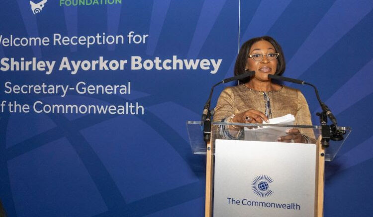 Commonwealth Secretary-General, the Hon Shirley Ayorkor Botchwey