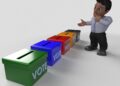 3D Render of Cartoon Business Character
