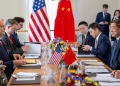 Top officials from the US and China met in Geneva in May