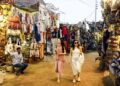 Chinese tourists visit the Nubian village of Gharb Sohail in Aswan, Egypt, May 4, 2025. [Photo/Xinhua]