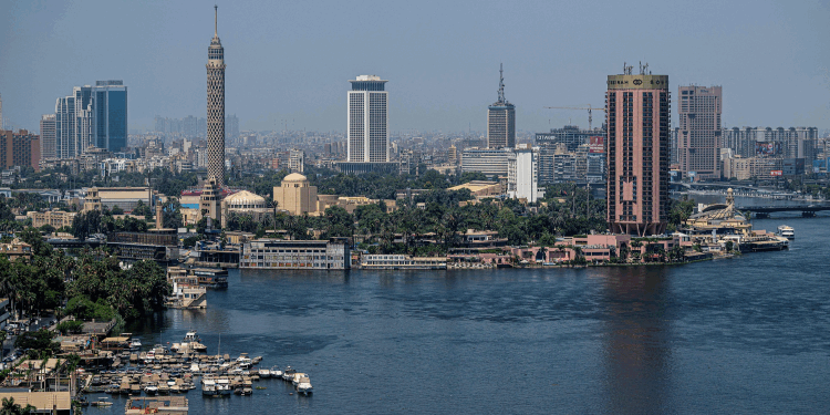 A view of the Nile River flowing beside the island of Zamalek in Cairo, Egypt, August 25, 2024. /VCG