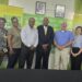 AFC leaders and members of the Carter Centre. AFC Leader Nigel Hughes in sut (centre)
