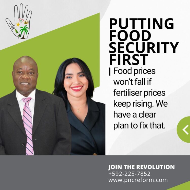 L-R APNU Presidential Candidate Aubrey Norton and Prime Ministerial Candidate Juretha Fernandes