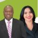 L-R APNU Presidential Candidate Aubrey Norton and Prime Ministerial Candidate Juretha Fernandes