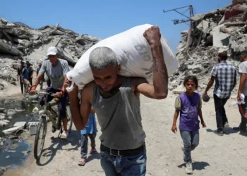 Tom Fletcher, UN humanitarian chief, said most of the UN's food lorries were looted by desperately hungry Palestinians after entering Gaza on Sunday
