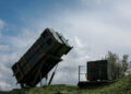 A launcher of a Patriot air defence system of the Ukrainian Air Forces is seen on the ground, amid Russia's attack on Ukraine, in an undisclosed location, Ukraine August 4, 2024. REUTERS/Valentyn Ogirenko/File Photo